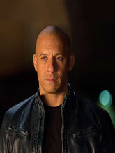 Vin Diesel Fast and Furious Black Leather Jacket