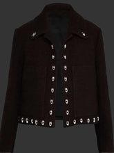 May Grant 9-1-1 S09 Black Studded Jacket