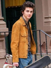 Timothée Chalamet A Complete Unknown Suede Leather Jacket