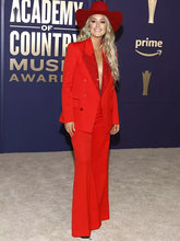 Acm Awards 2024 Lainey Wilson Red Suit