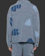 Abbott Elementary S05 Blue Patchwork Jacket