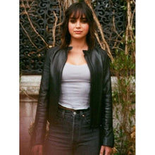 Abigail Melissa Barrera Black Leather Jacket