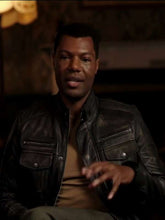 William Catlett Abigail 2024 Black Leather Jacket