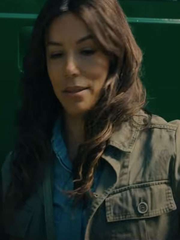 Alexander and the Terrible 2025 Eva Longoria Grey Jacket
