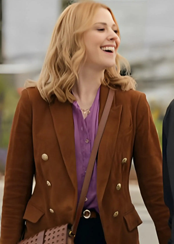 Alexandra Breckenridge Virgin River Brown Blazer