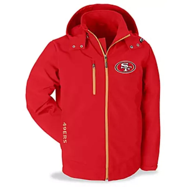 Amara Koch San Francisco 49ers Red Jacket