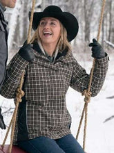 Amy Fleming Heartland Plaid Jacket