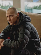 Yura Borisov Anora 2024 Black Puffer Jacket