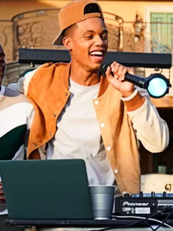 Will Smith Bel-Air Brown Suede Leather Jacket
