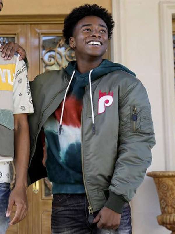 Tray Melbert Bel-Air Green Bomber Jacket