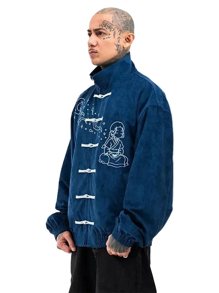 Neptun x Avatar Blue Chinese Jacket | Shop Now – Edison Jacket
