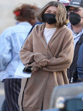 Zendaya Challengers Brown Hoodie