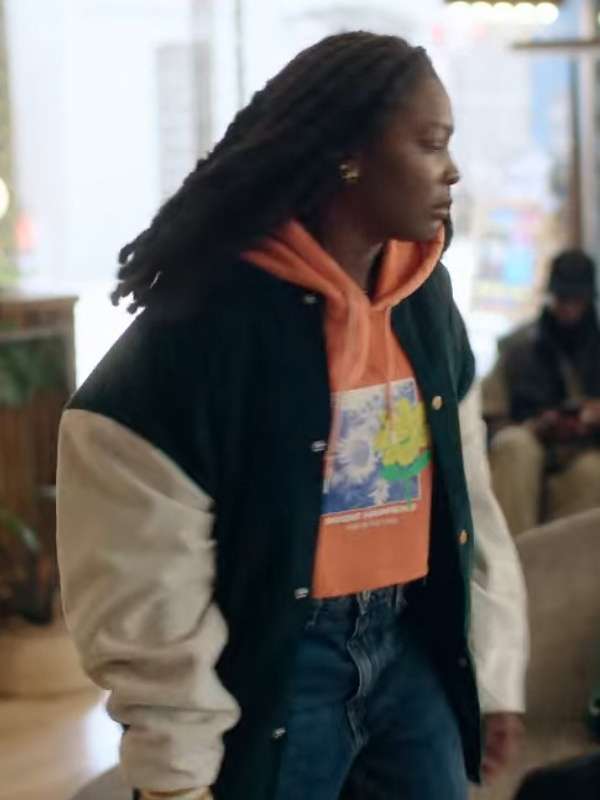 Vita Champion Green and White Bomber Jacket