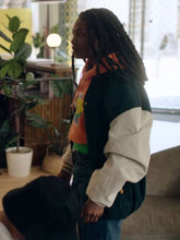 Vita Champion Green and White Bomber Jacket