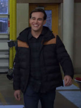 Blake Gallo Chicago Fire Black Puffer Jacket