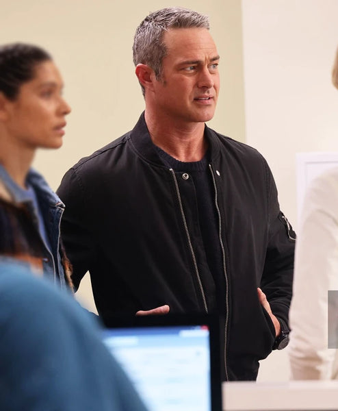 Chicago Fire S13 Taylor Kinney Bomber Jacket – Edison Jacket