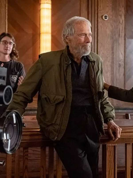 A*読様 mini clint eastwood bomber USA Clint-Eastwood-Juror-2-Green-
