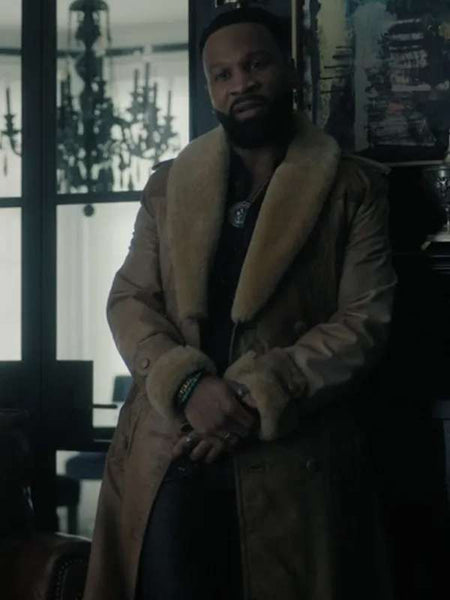 Bobby Trey Cross Brown Shearling Coat – Edison Jacket