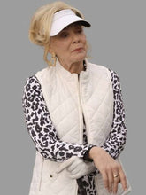 Deborah Vance Hacks S03 White Quilted Vest