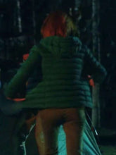 Gwen Sanders English Teacher Green Puffer Jacket