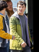 Ezra Miller The Flash (2022) Green Cotton Jacket