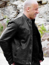 Vin Diesel Fast and Furious Black Leather Jacket