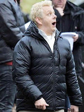 Aziraphale Good Omens Black Puffer Jacket
