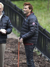 Crowley Good Omens Black Puffer Jacket