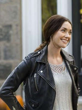 Abigail Pershing Good Witch S02 Black Leather Jacket