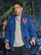 Trey Jiminez Goosebumps S02 Blue Bomber Jacket
