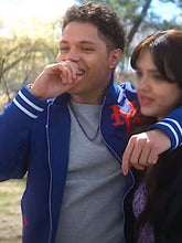 Trey Jiminez Goosebumps S02 Blue Bomber Jacket