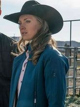 Amber Marshall Heartland Blue Jacket
