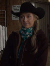 Amy Fleming Heartland S16 Maroon Jacket