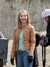 Heartland Amber Marshall Brown Leather Jacket