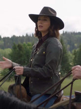 Samantha Louise Fleming Heartland S17 Green Jacket