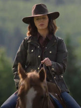 Samantha Louise Fleming Heartland S17 Green Jacket
