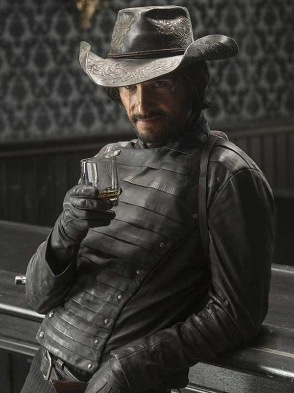 Westworld Rodrigo Santoro Black Leather Jacket