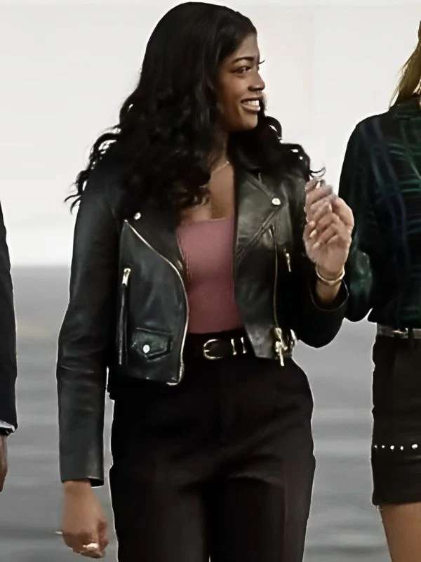 Daphne Forrester High Potential Black Leather Jacket