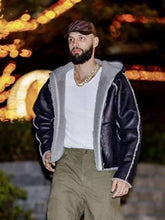 Evan Fournier Hudson Yards Black Leather Jacket