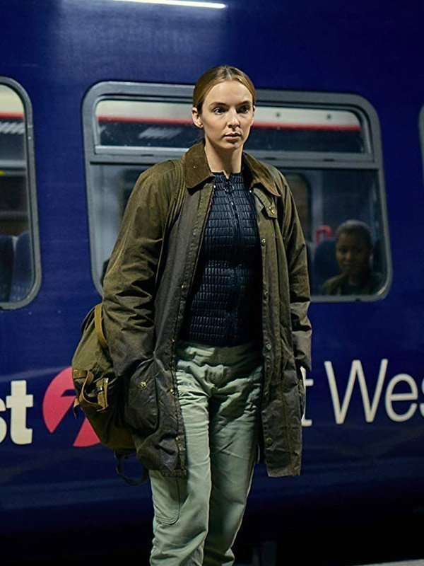Villanelle Killing Eve Jodie Comer Green Cotton Coat