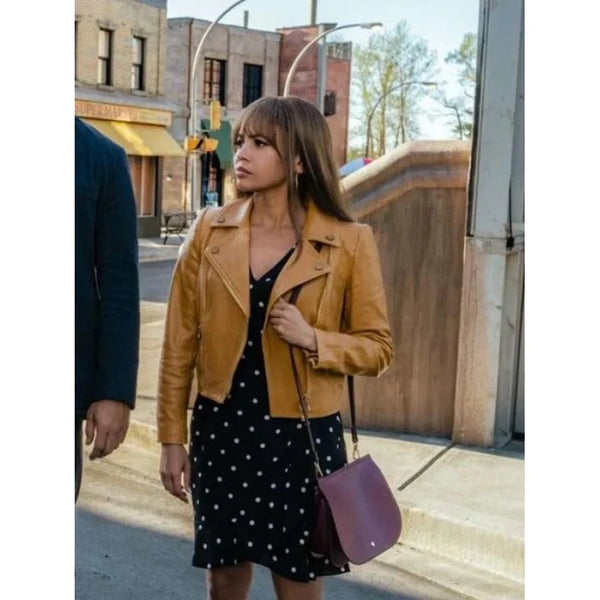 Wild Cards Max Mitchell Brown Leather Jacket