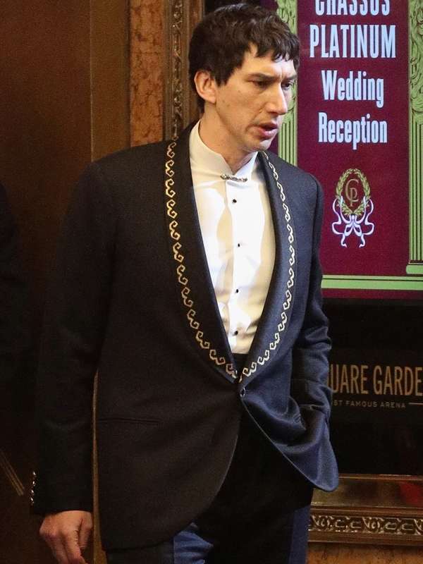 Adam Driver Megalopolis 2024 Black Blazer
