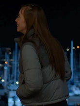 Holly Alberg Murder In A Small Town Grey Puffer Jacket