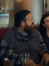 Nick Frost Get Away 2024 Grey Vest