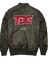 Top Dawg Entertainment Olive Green Bomber Jacket