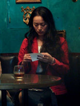 Tokiko Kitagawa One Night in Tokyo Red Leather Biker Jacket