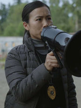 Annie Chang Peacemaker Grey Puffer Jacket