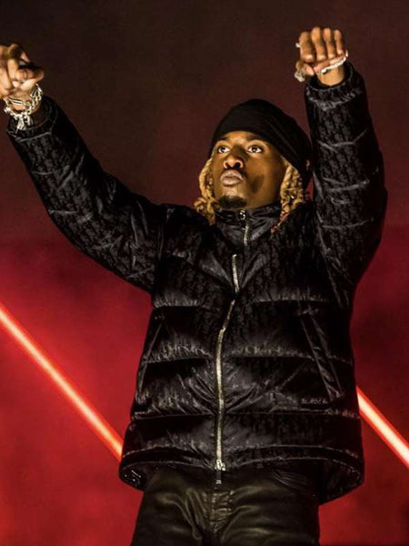 Playboi Carti Black Puffer Jacket – Edison Jacket