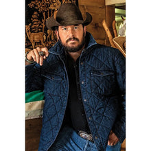 Rip Wheeler Yellowstone Blue Quilted Jacket