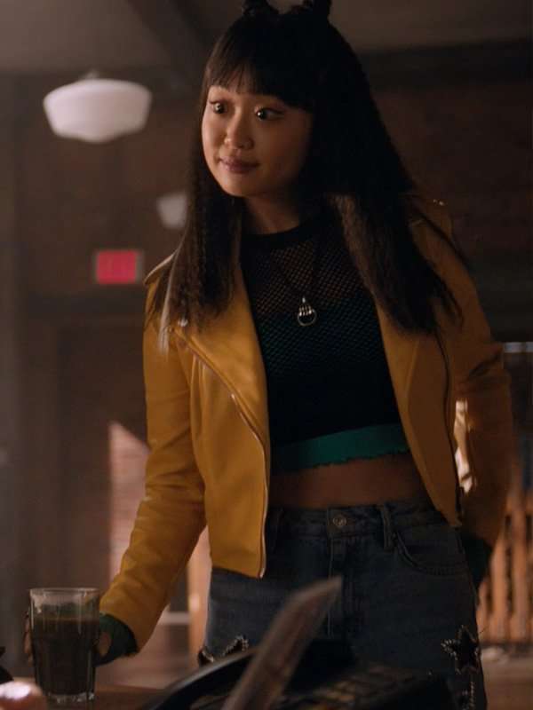 TV Series Take Two Monica Yellow Leather Jacket